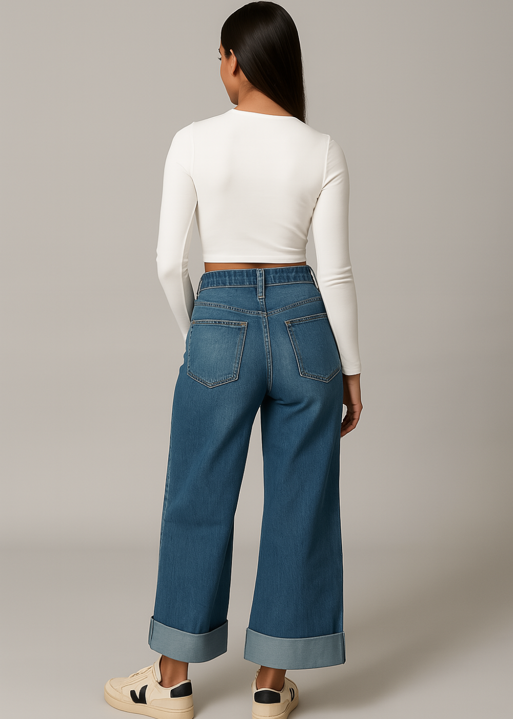 CULOTTE DENIM KELNĖS