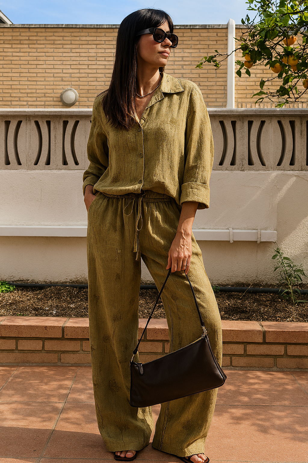 OLIVE GREEN KOMPLEKTAS