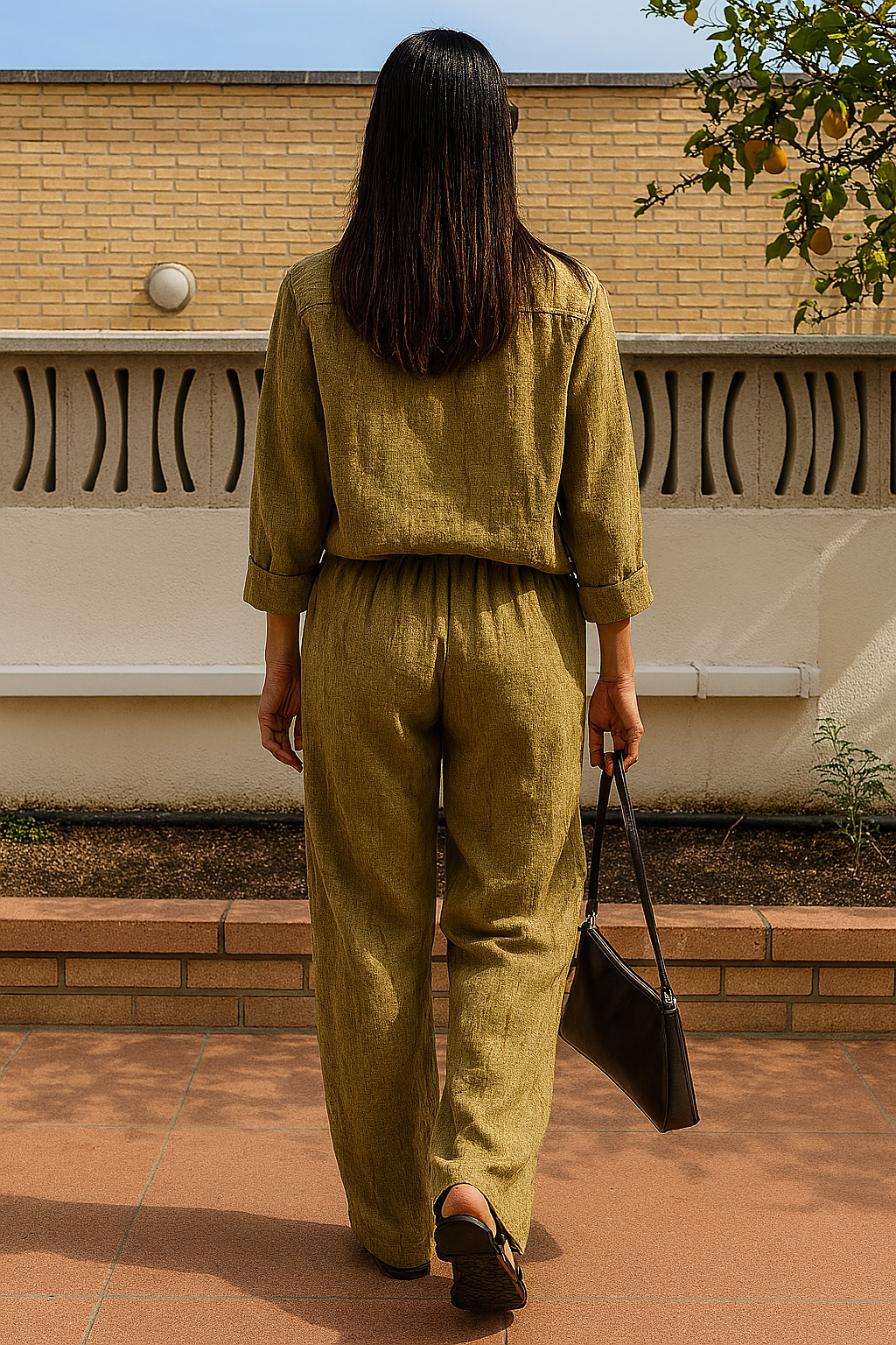 OLIVE GREEN KOMPLEKTAS